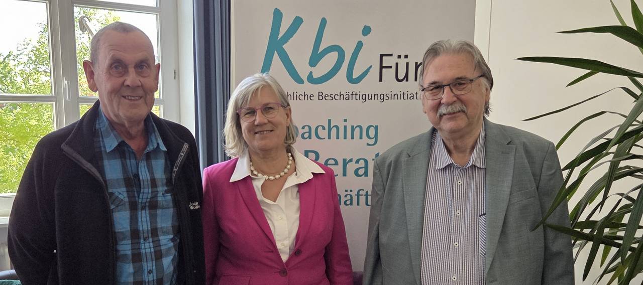 Aufsichtsrat der KBI Fürth: Reiner Popp, Birgit Bayer-Tersch, Gerhard Fuchs (von l.n.r.)