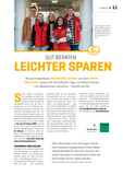 Bericht über das Stromspar-Check Angebot der KBI e.V. in Kooperation mit der infra fürth gmbh - Artikel im Kundenmagazin der infra im Februar 2025